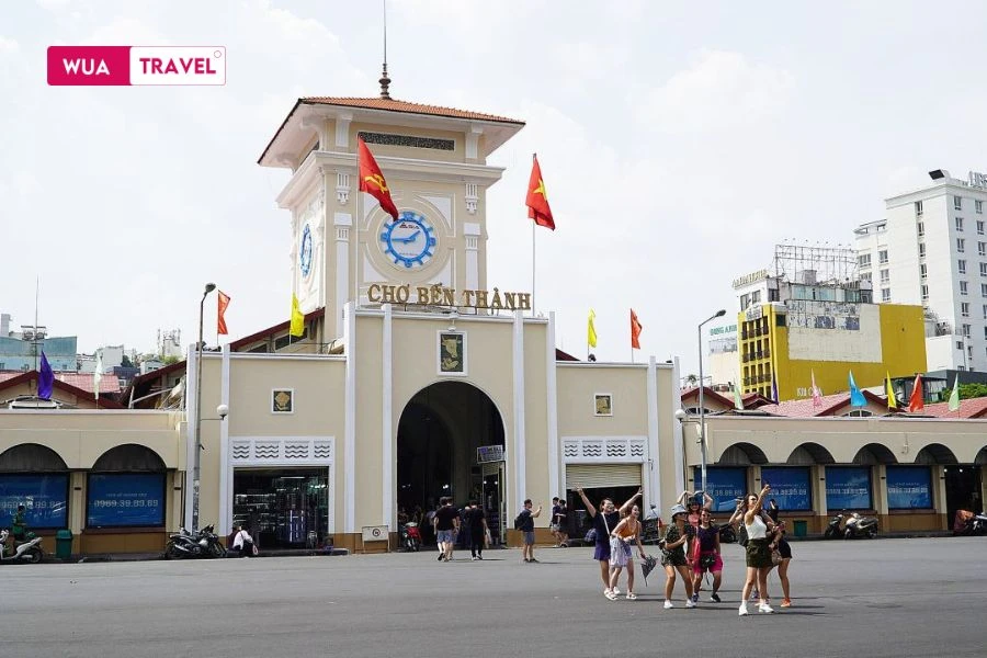 Ben Thanh Market - bustling commercial heart of Ho Chi Minh City.