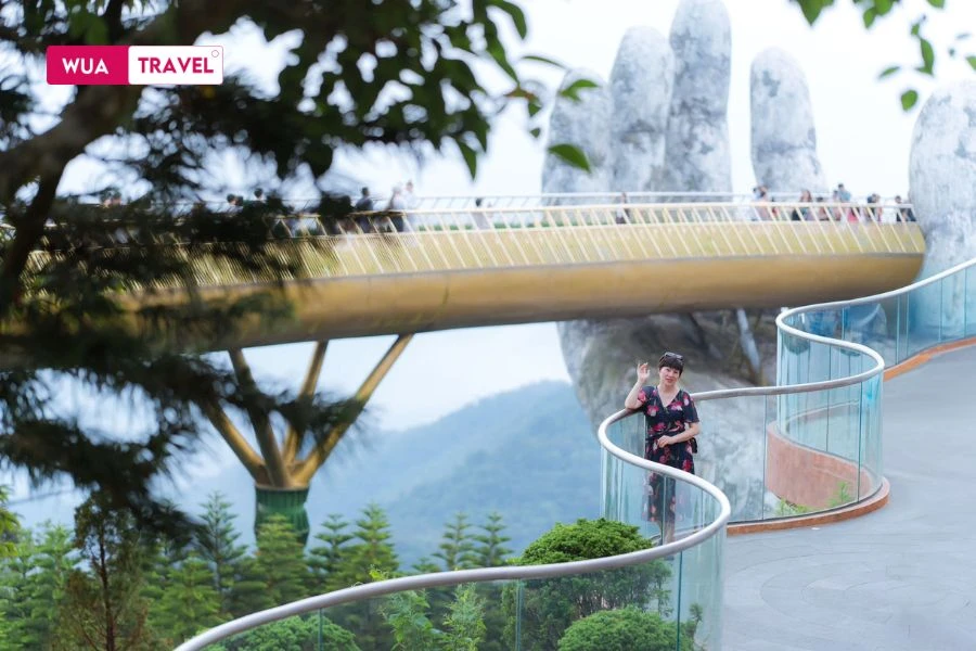 Golden Bridge – a masterpiece amidst Ba Na's lush forests.