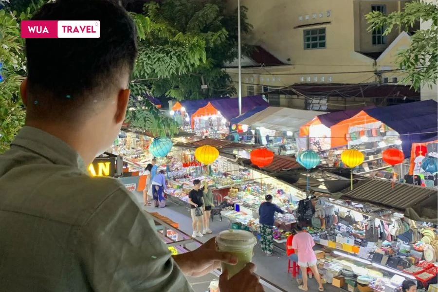 Hoi An homestay - overlooking the ancient town glowing with lantern lights
