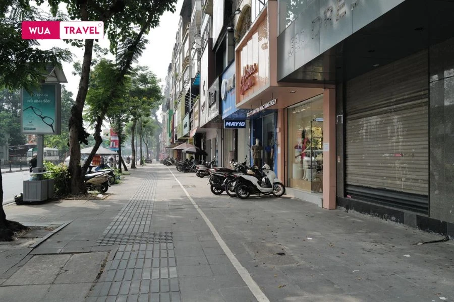 Shops closed during Tet - quiet streets for family gatherings.