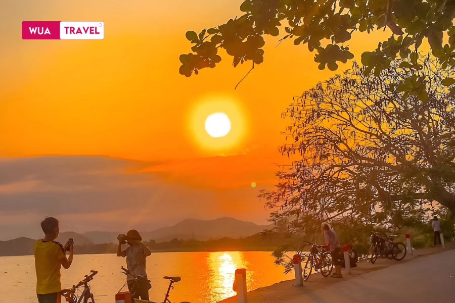 Sunset by the Perfume River – the poetic beauty of Hue.