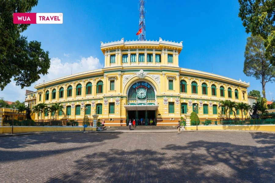 Central Post Office – an iconic architectural gem in the heart of Saigon.