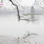 Vietnam in October -Hoan Kiem Lake in the morning fog