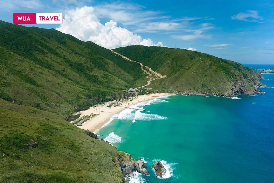 Ky Co Beach – emerald waters, soft white sand, and untouched coastal charm.