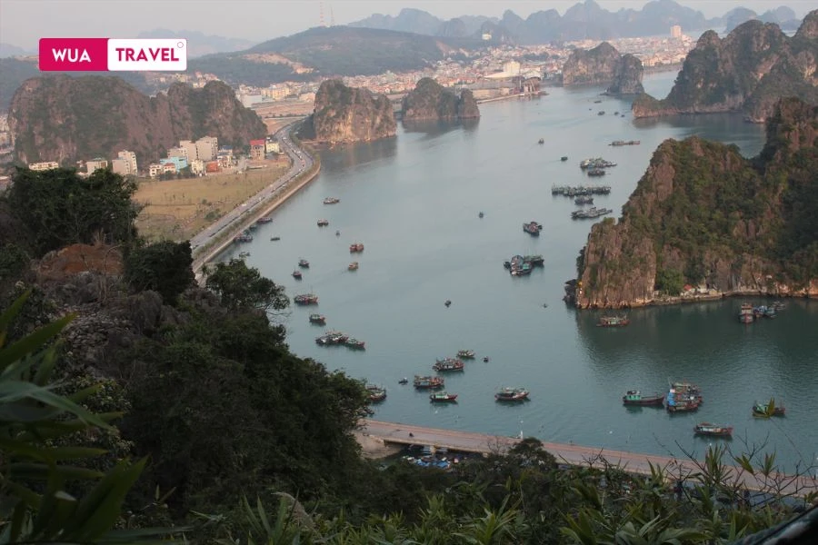  View from Bai Tho Mountain – a majestic panorama of Halong Bay