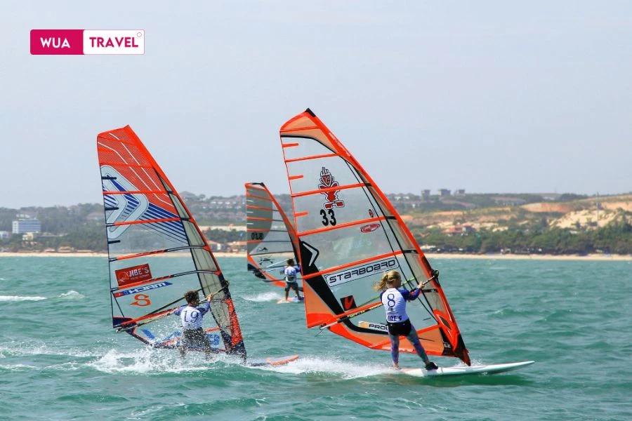 Windsurfing on the turquoise waters of Mui Ne – Vietnam’s seaside paradise for water sports